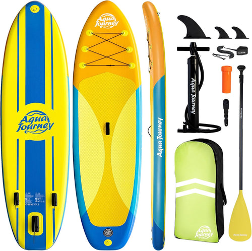 10'6'' Inflatable Stand Up Paddle Board with Accessories, Aluminum Paddle